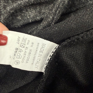 Grey faux fur neck maxi maxi cardigan jumper (M)