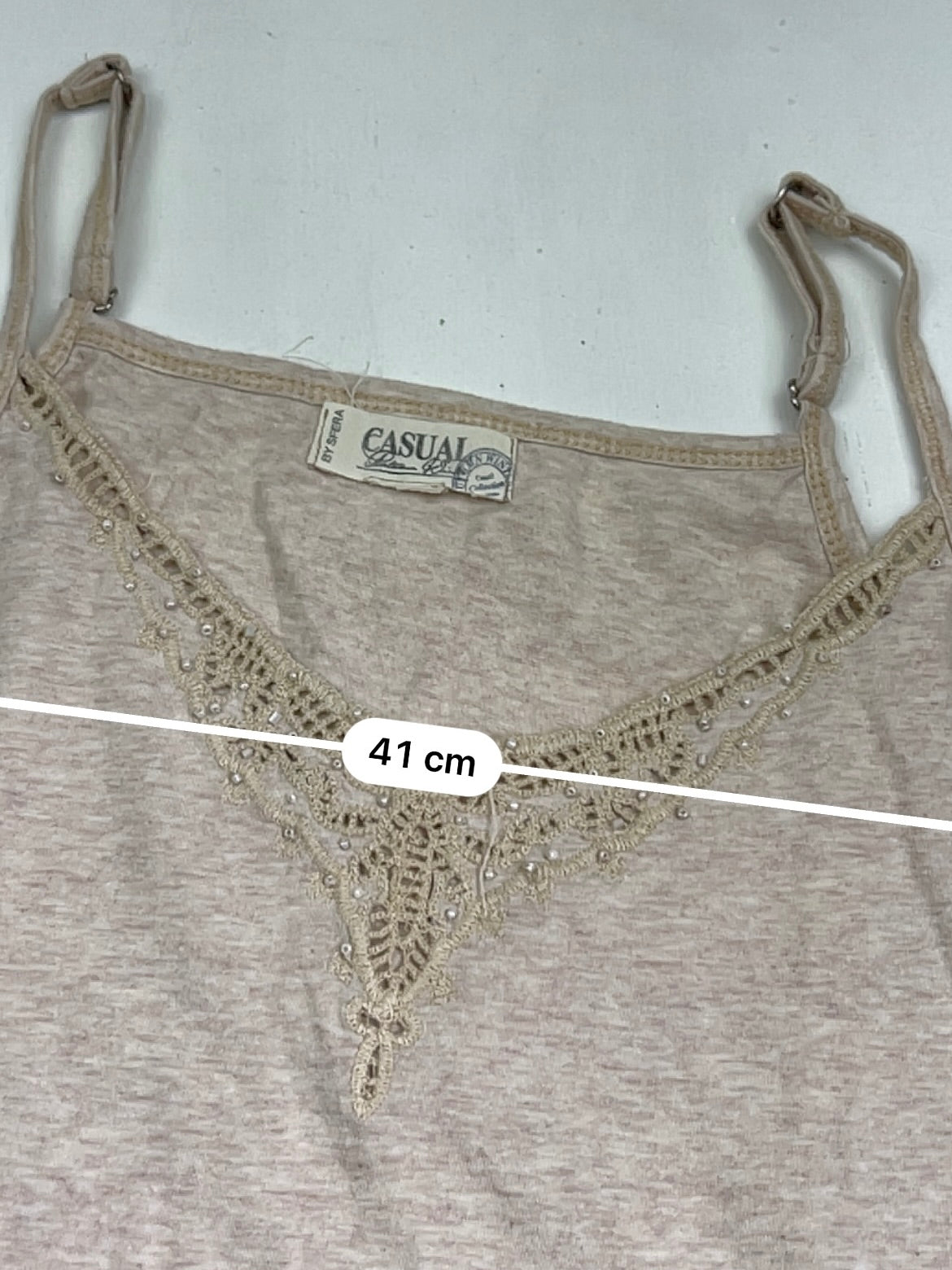 Beige cami top (L)