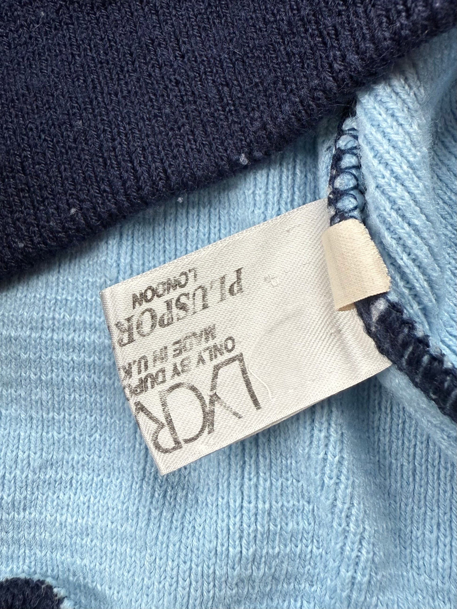 Blue zip up cardigan jumper (M/L)