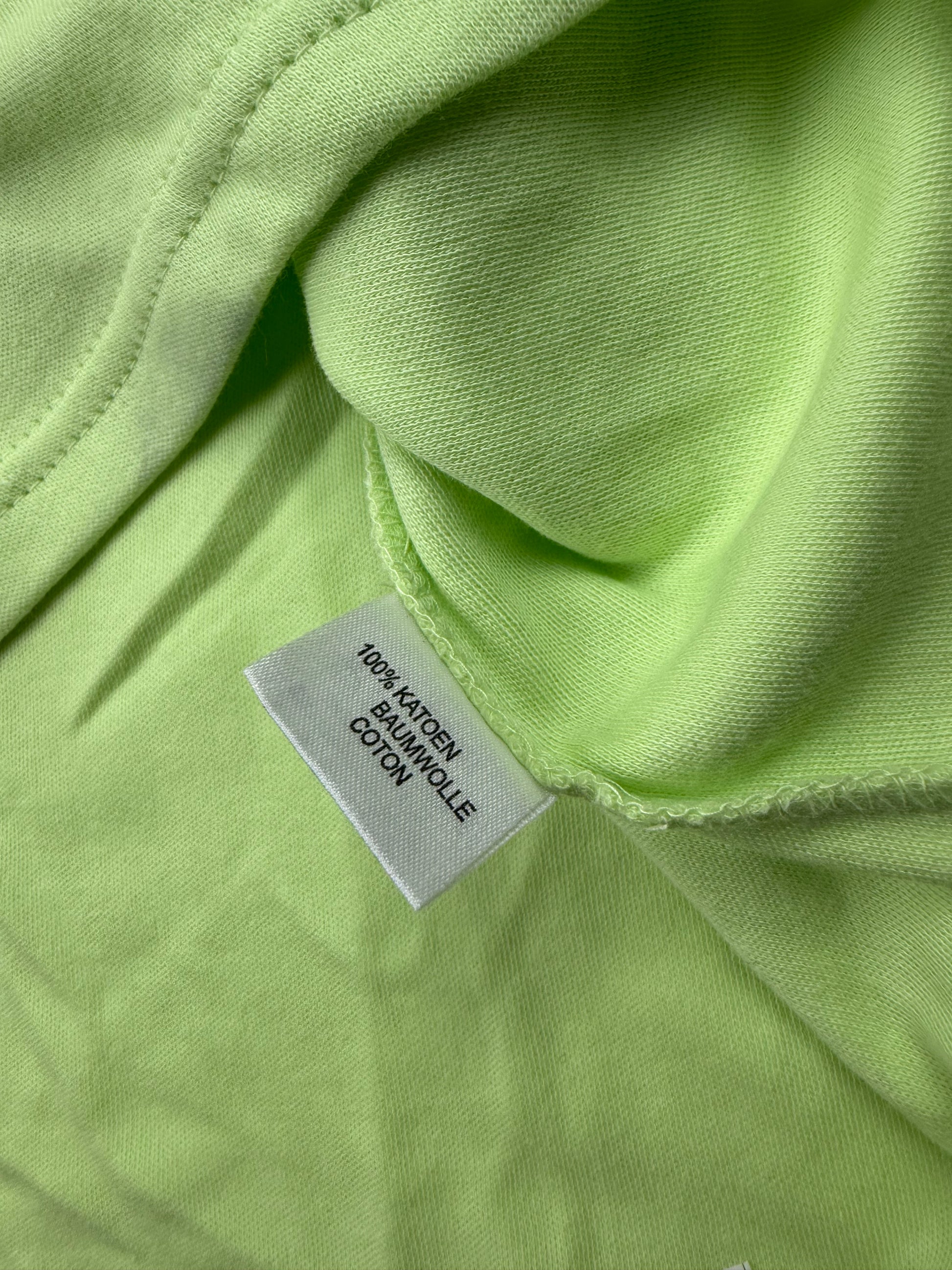 Green 100% cotton tee (L)