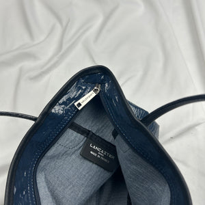 Navy blue handbag