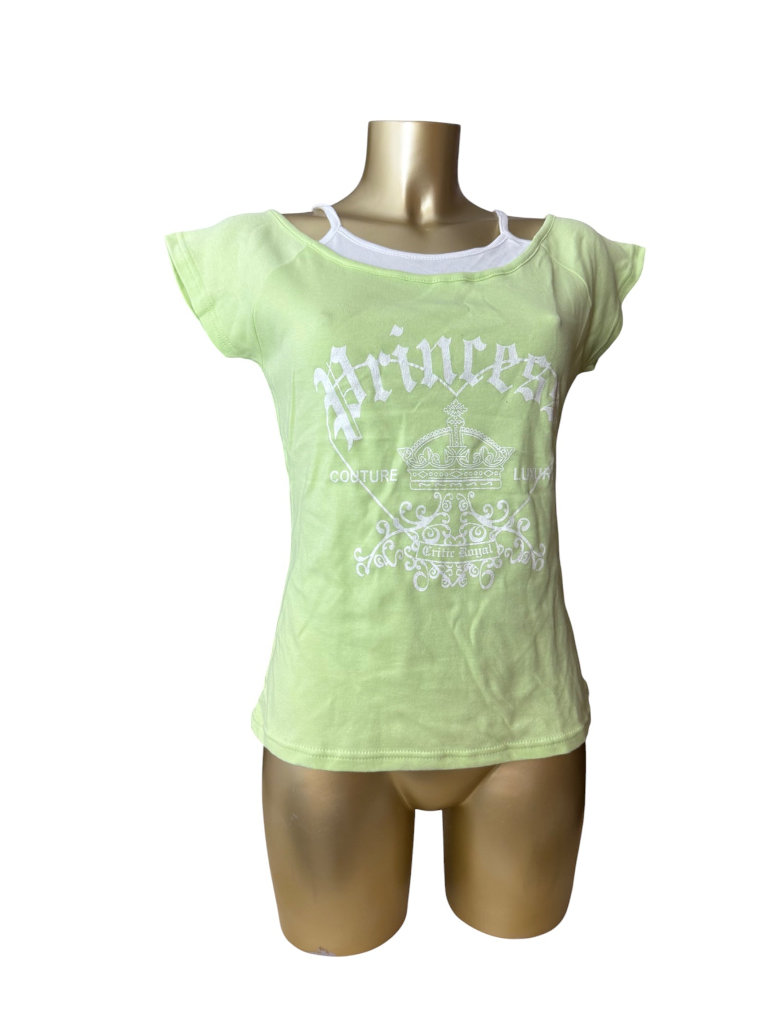 Green 100% cotton tee (L)