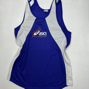 Blue logo tank  top (M/L)