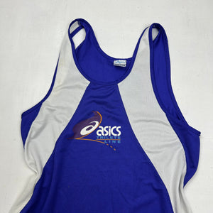 Blue logo tank  top (M/L)