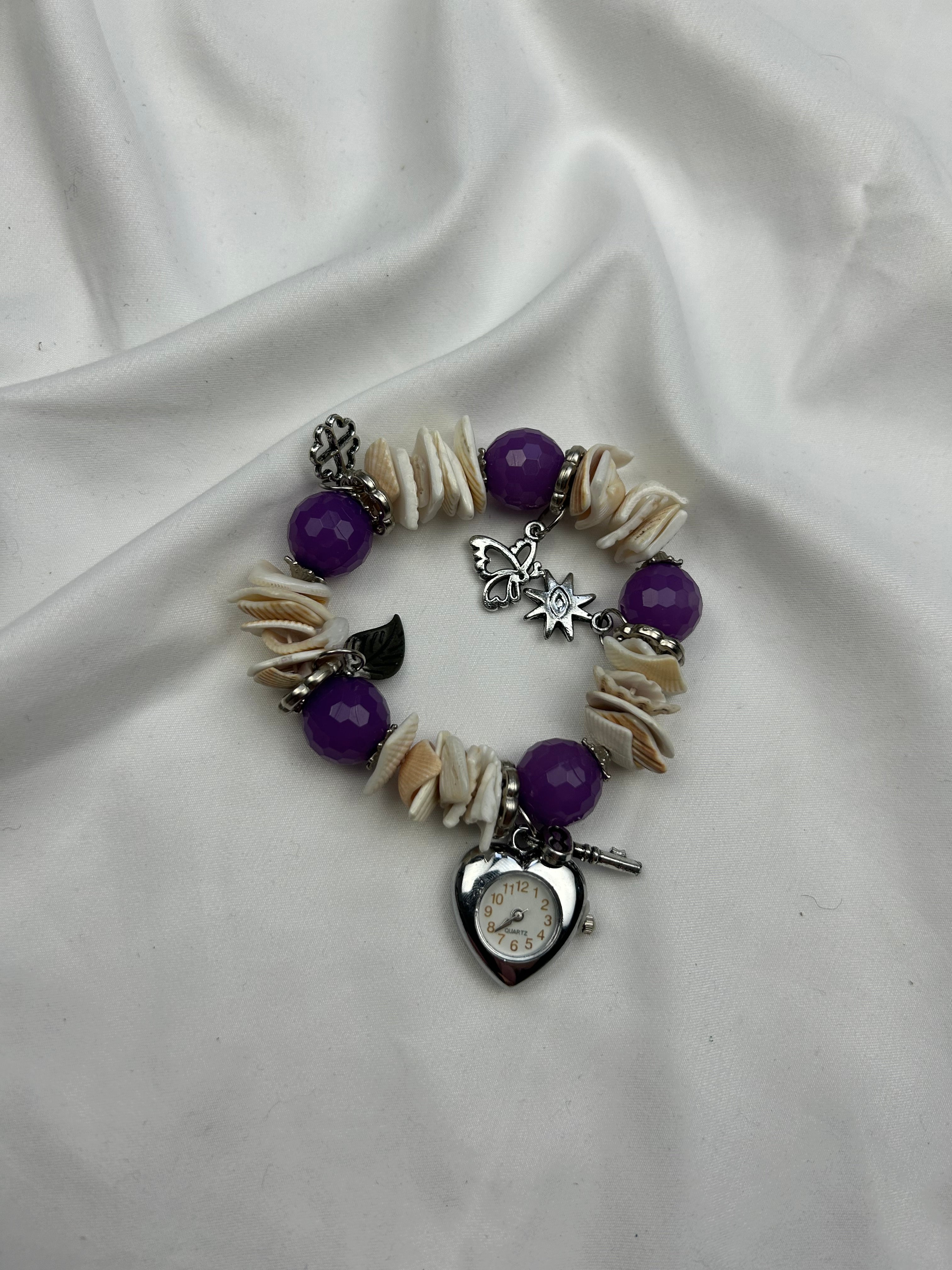 Pearls elastic bracelet watch jewelry