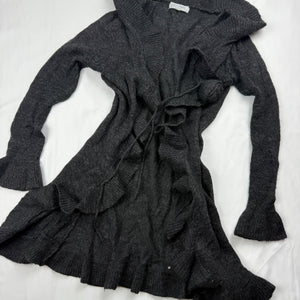 Brown knitted cardigan  jumper (S)