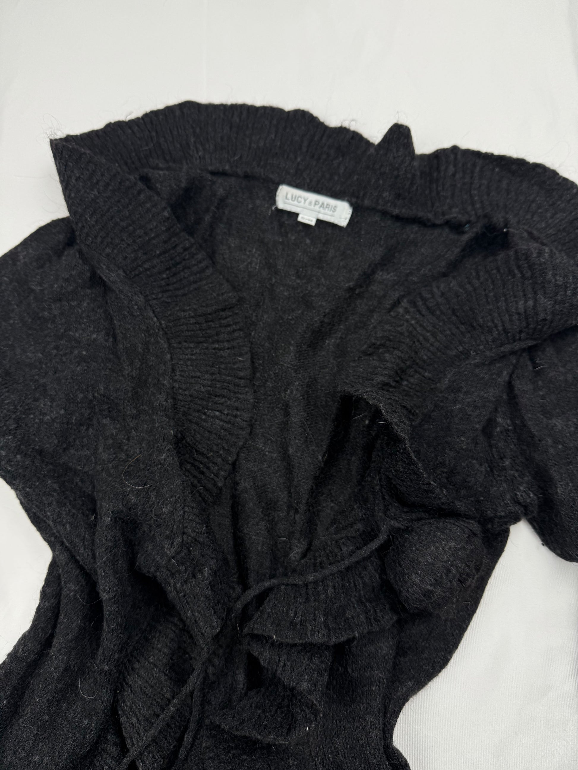 Brown knitted cardigan  jumper (S)
