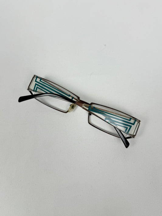 Mettalic office glasses (with prescription)