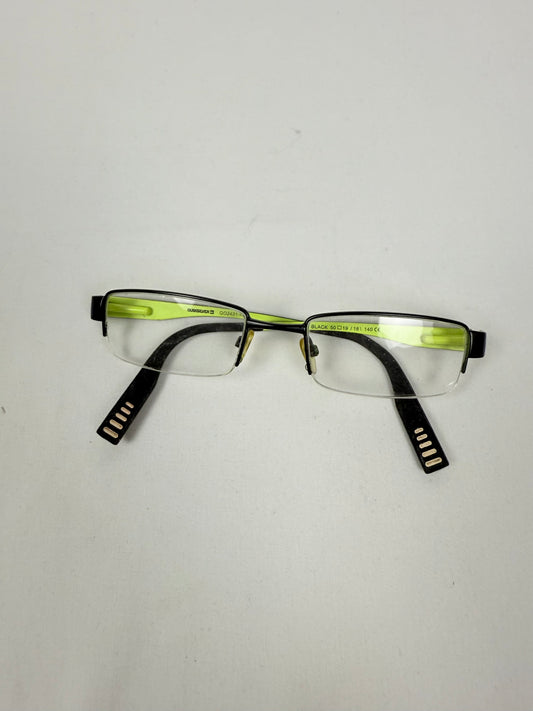 Metallic black office glasses (with prescription)