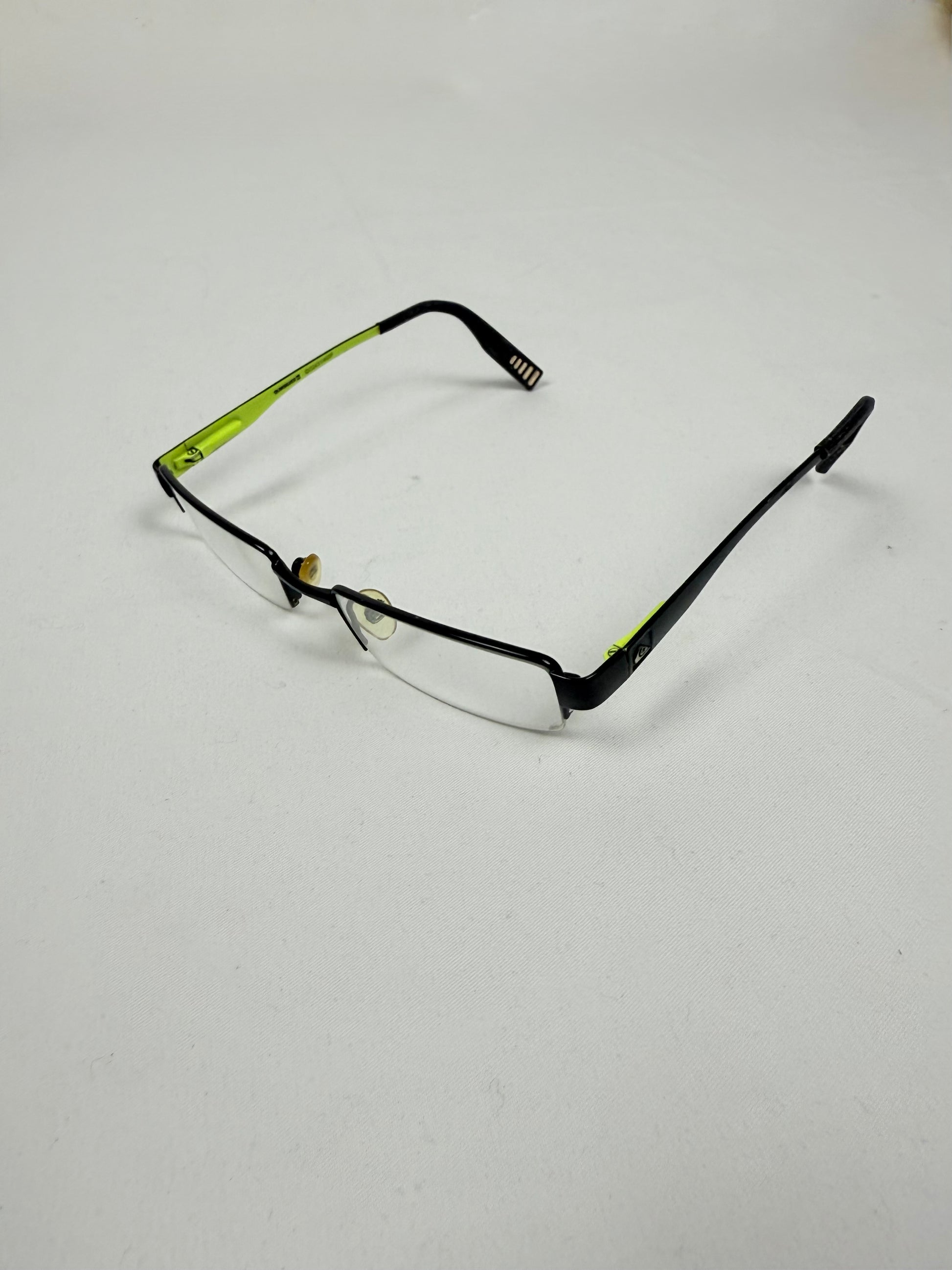 Metallic black office glasses (with prescription)