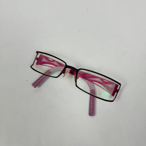 Metallic pink office glasses (with prescription)