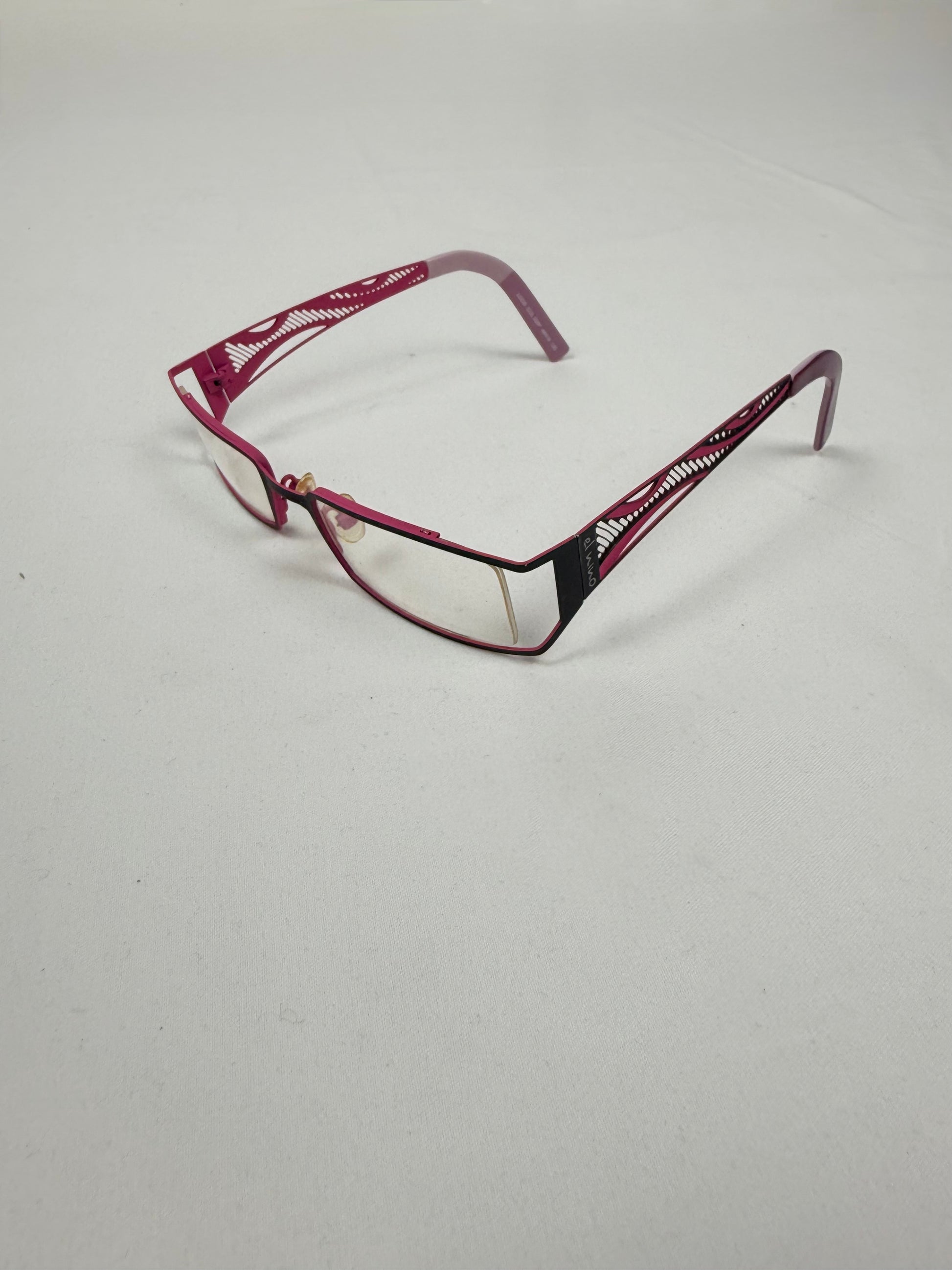 Metallic pink office glasses (with prescription)