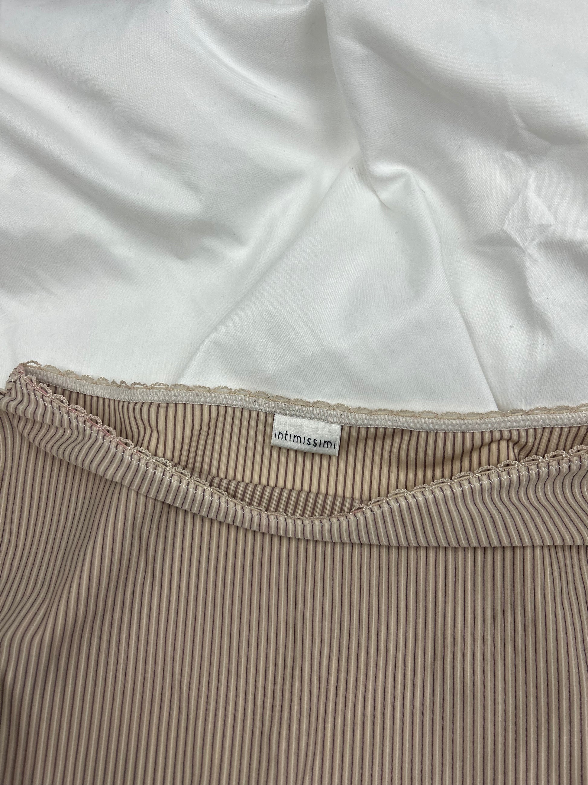 Beige mesh see trough long sleeves top (M/L)