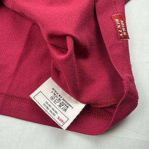 Burgundy graphic lycra cami top (M/L)
