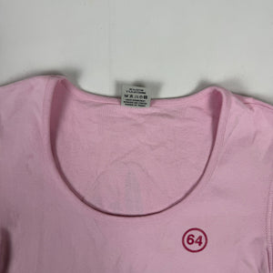 Cotton tight fit logo tee (S/M)