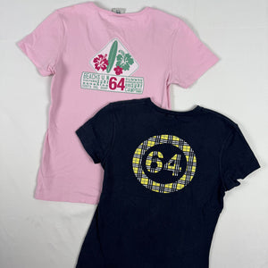 Cotton tight fit logo tee (S/M)