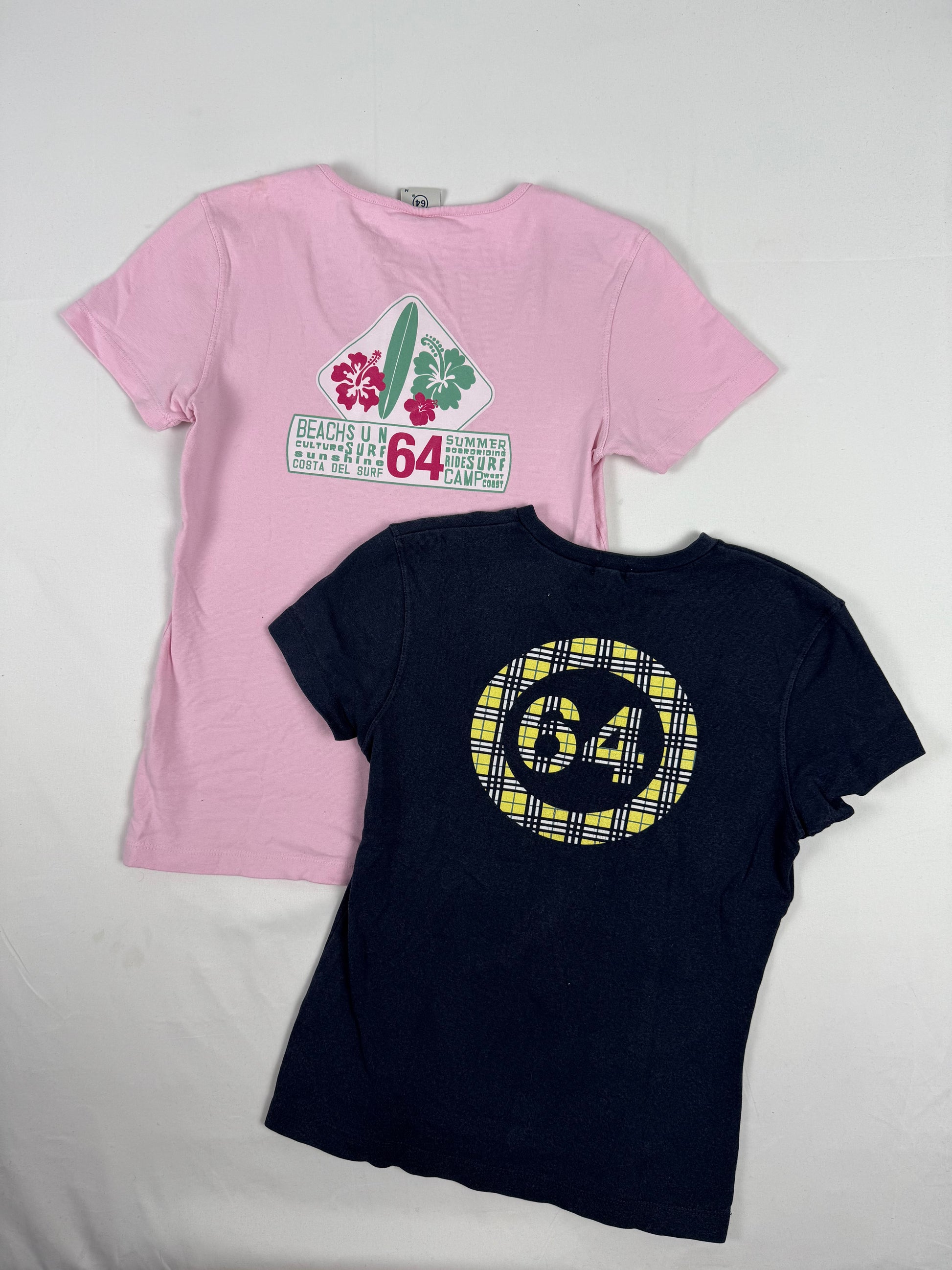 Cotton tight fit logo tee (S/M)