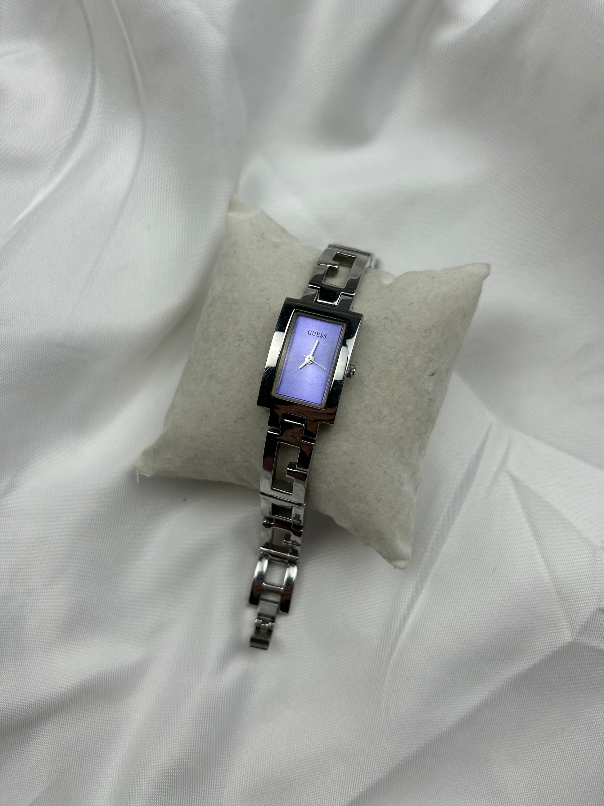Vintage silver inox bracelet watch jewelry