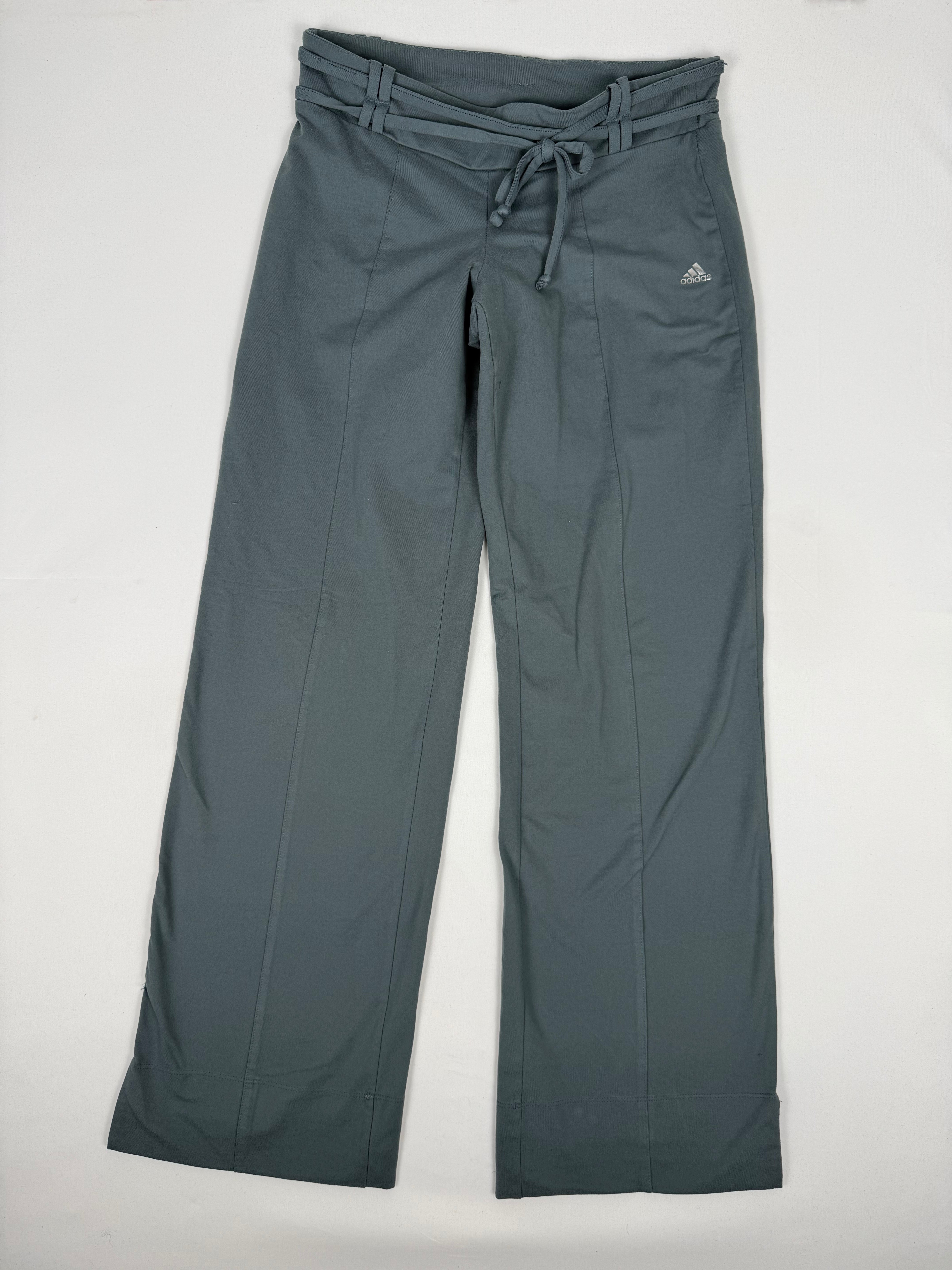 Grey low rise joggers pants (S)