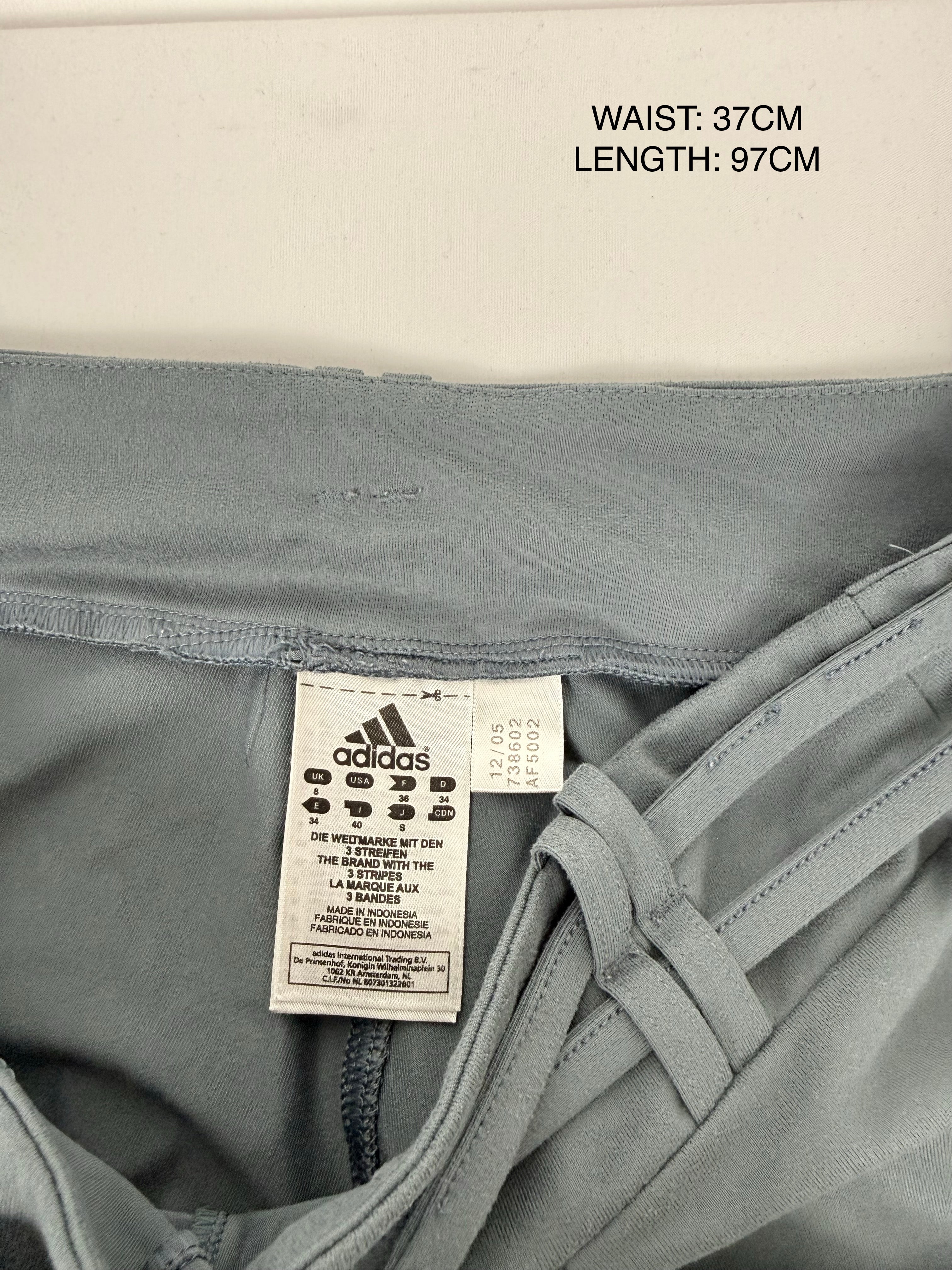 Grey low rise joggers pants (S)