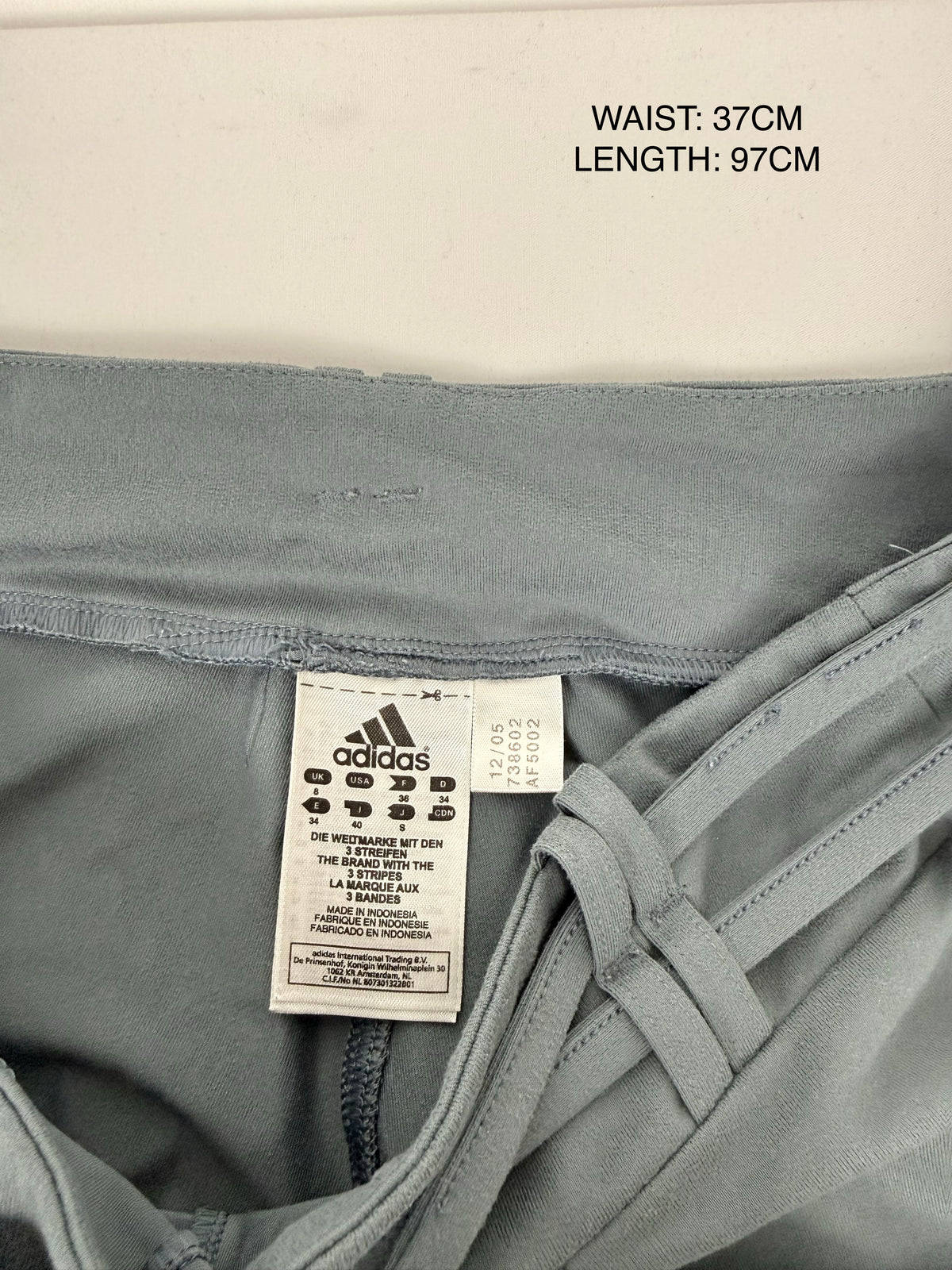 Grey low rise joggers pants (S)