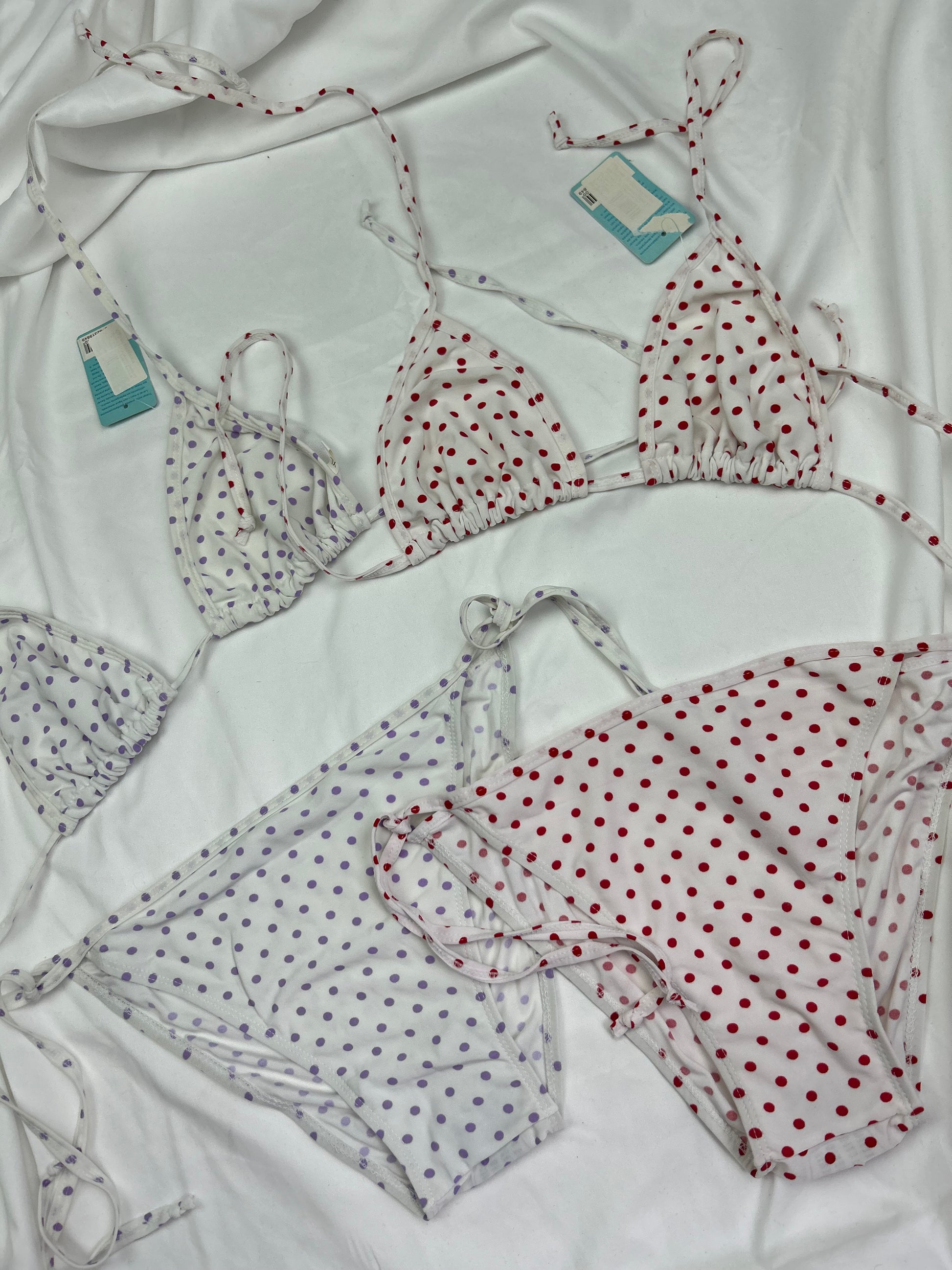 Polka dots bikini set