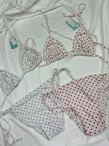 Polka dots bikini set