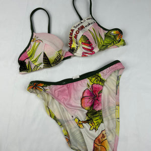 Graphic bikini set (S)