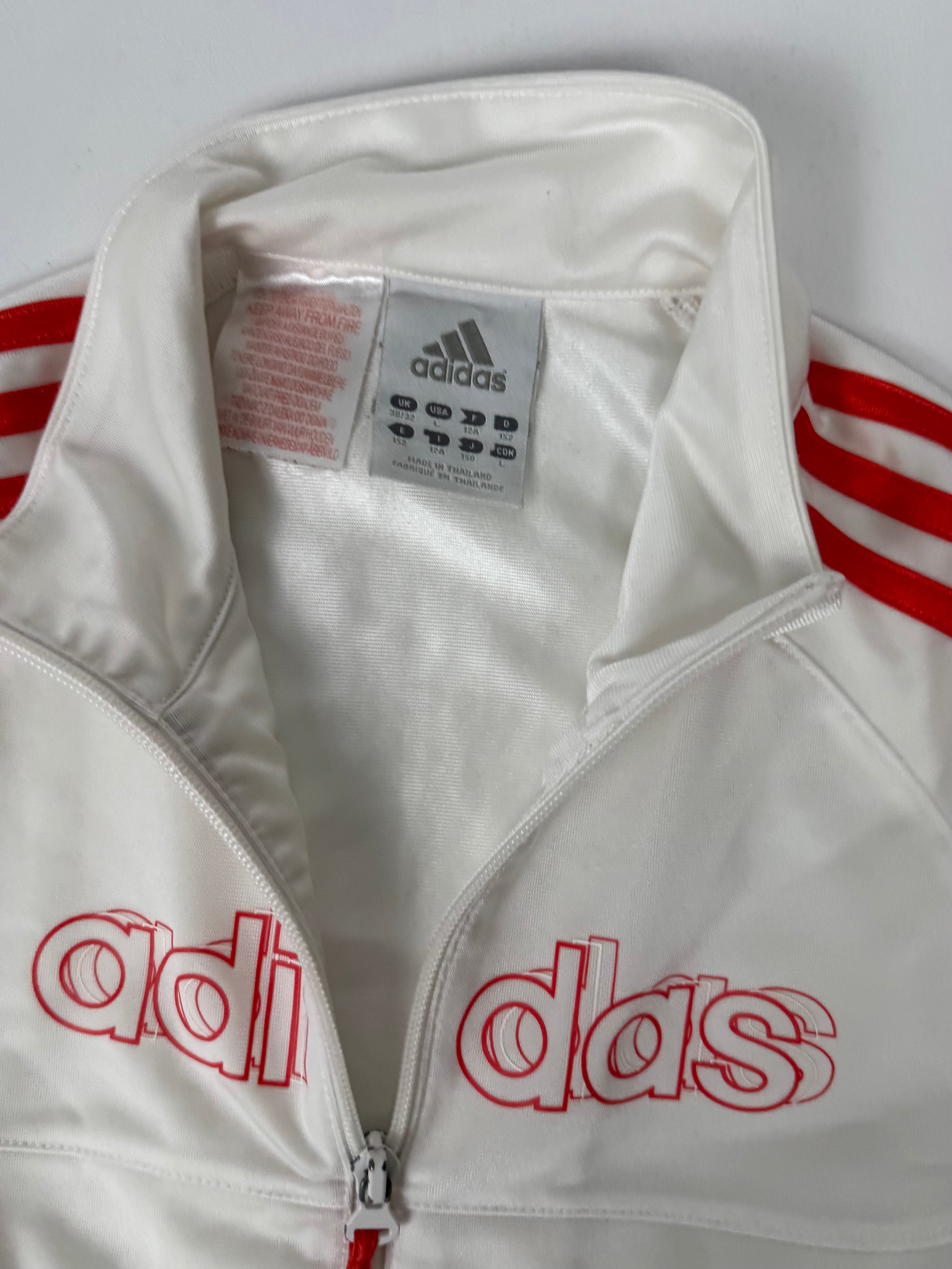 White zip up activewear jacket (S)
