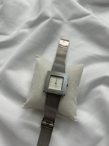 Vintage adjustable silver bracelet watch jewelry