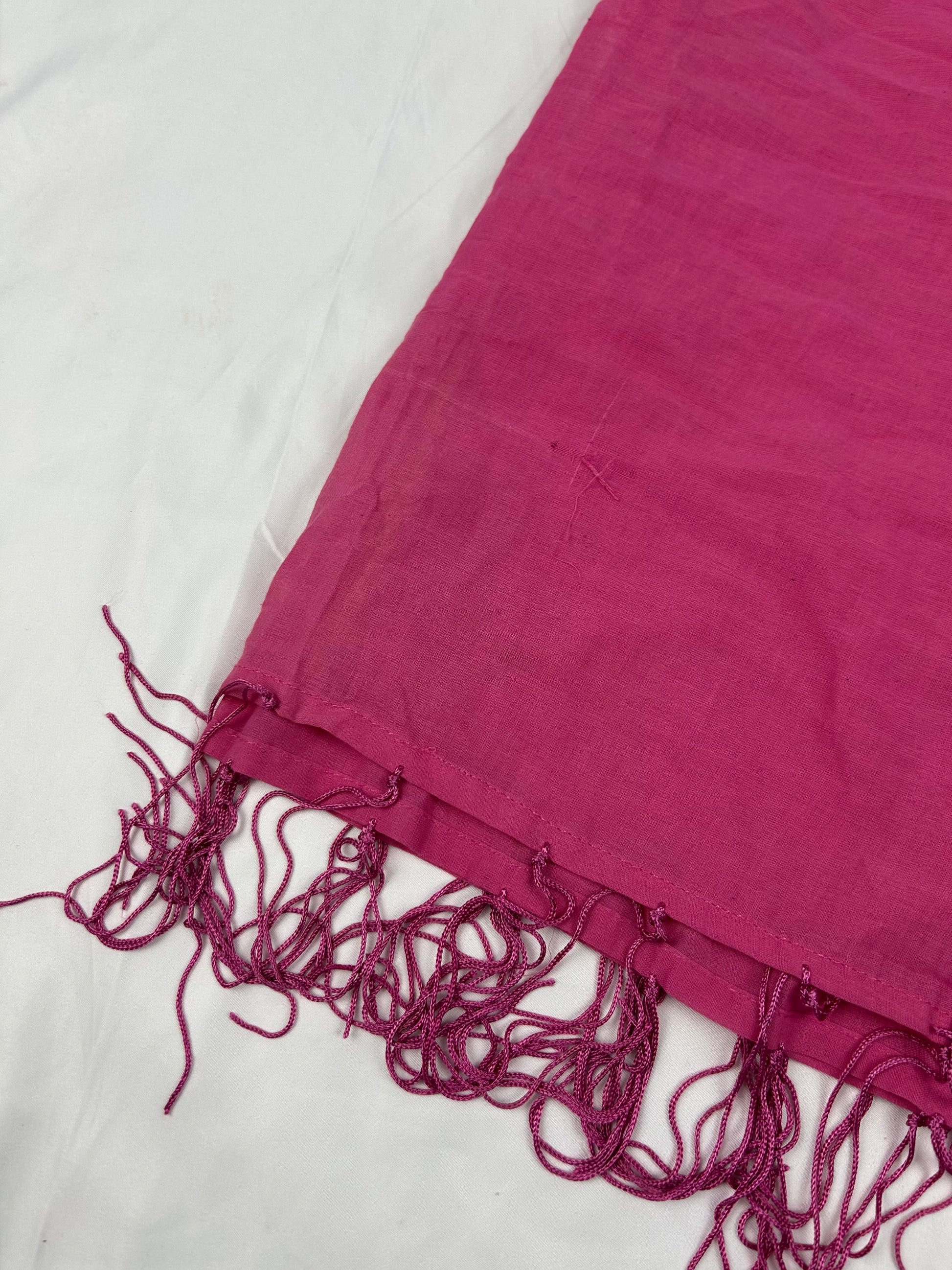 Pink 100% cotton pareo tie up mini skirt / top (132x45cm)