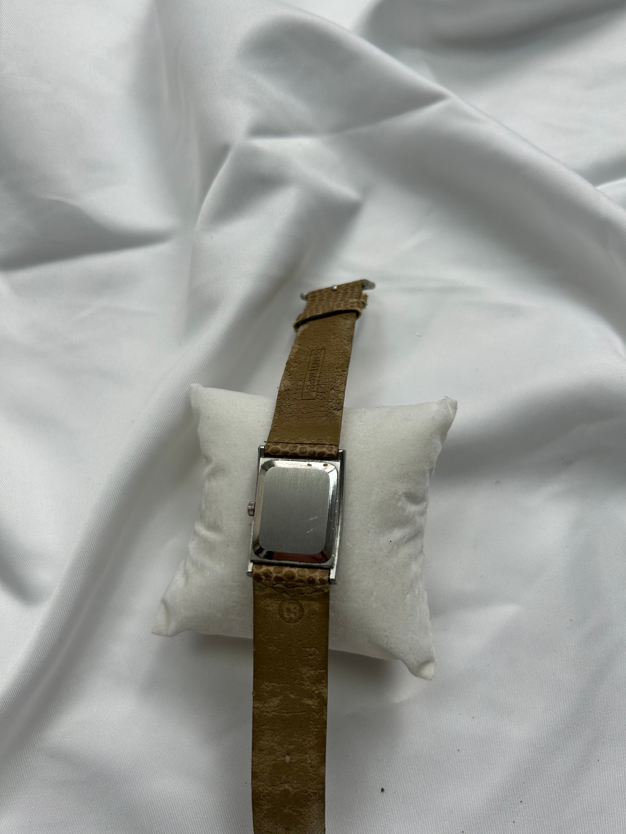 Vintage adjustable leather bracelet watch jewelry