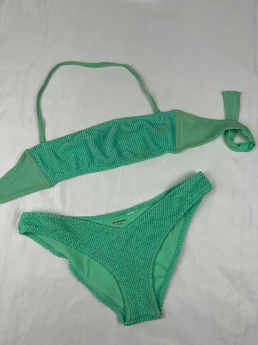 Green low rise bikini set (L)