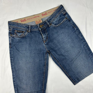 Blue denim low waist jorts (S/M)