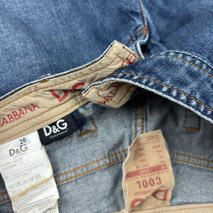 Blue denim low waist jorts (S/M)