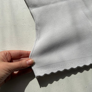 White super stretchy knitted cami top (S)