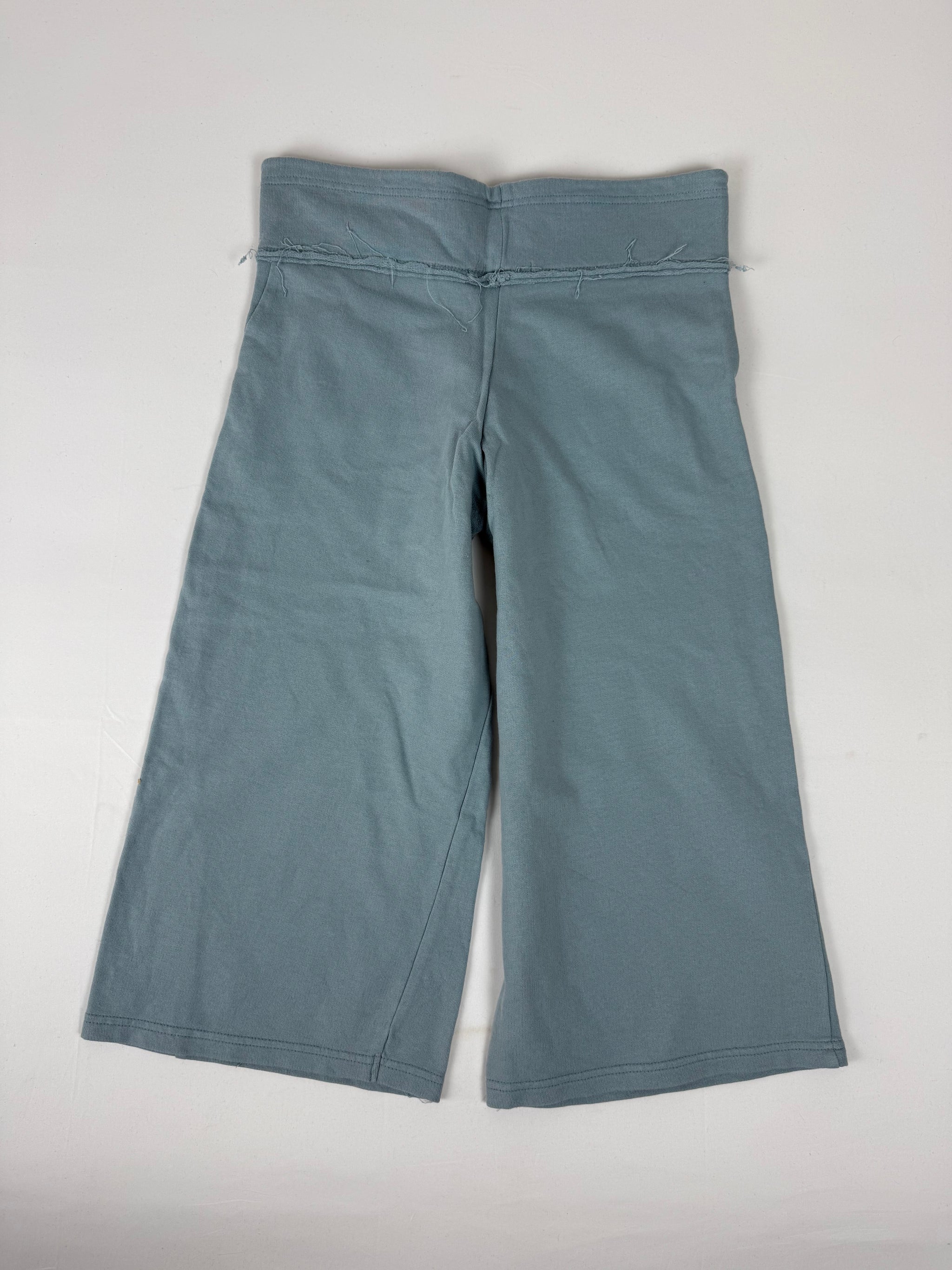 Blue activewear low rise capri pants (S)