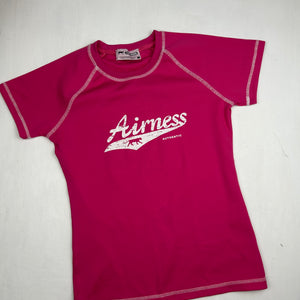 Pink logo tight fit baby tee (S/M)