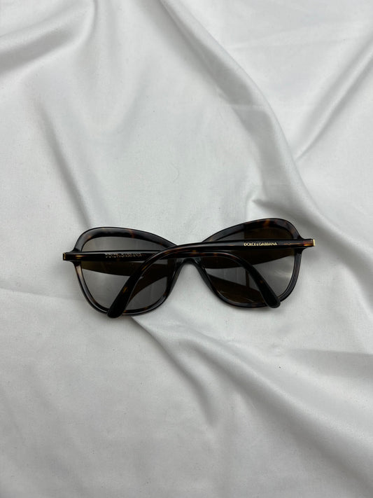 Brown 2000s logo sunglasses (with prescription)