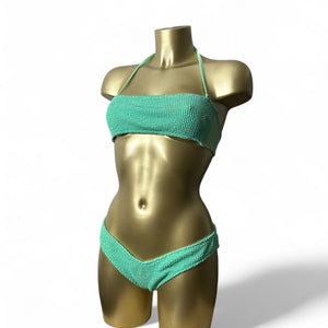 Green low rise bikini set (L)