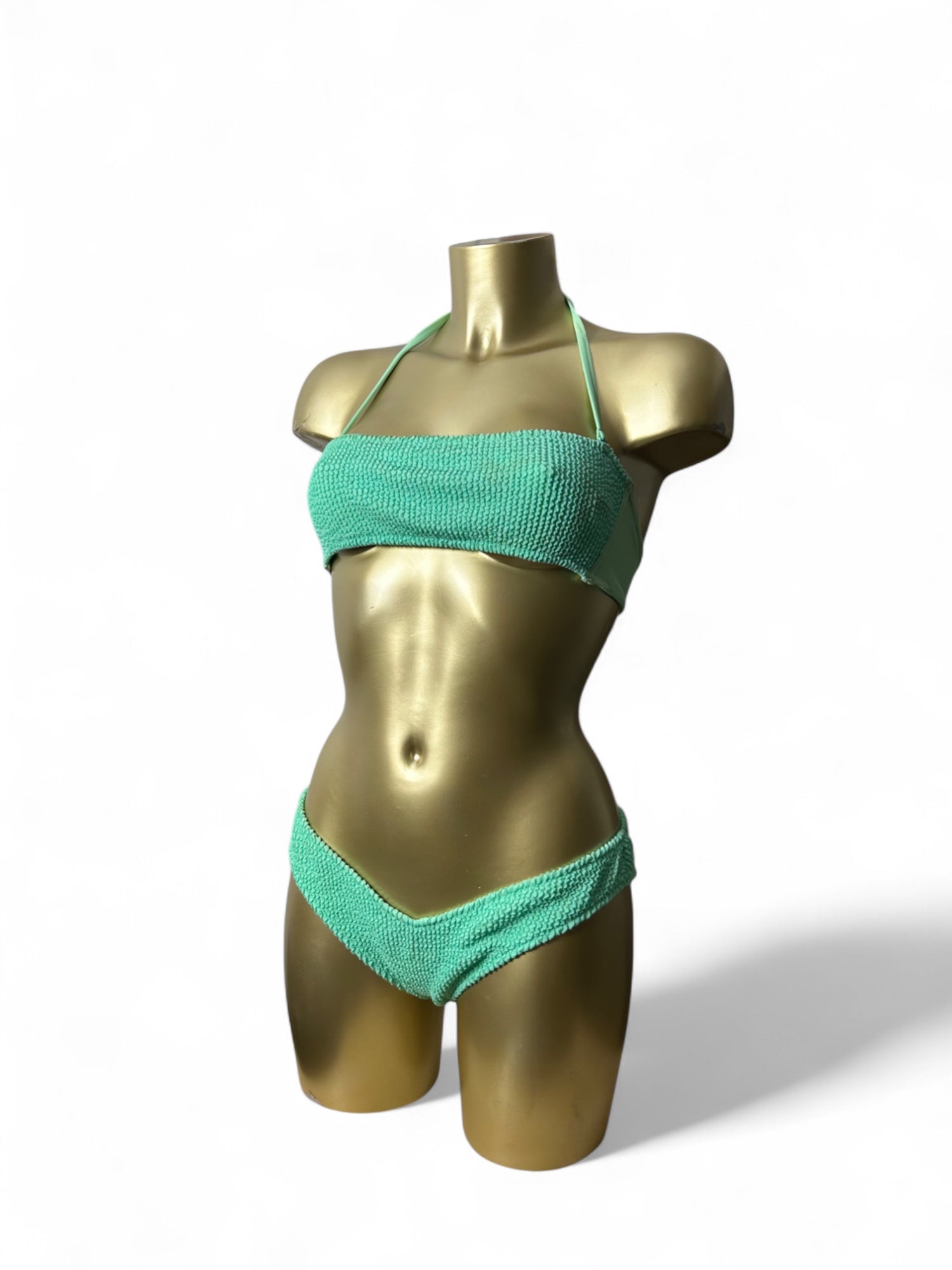 Green low rise bikini set (L)