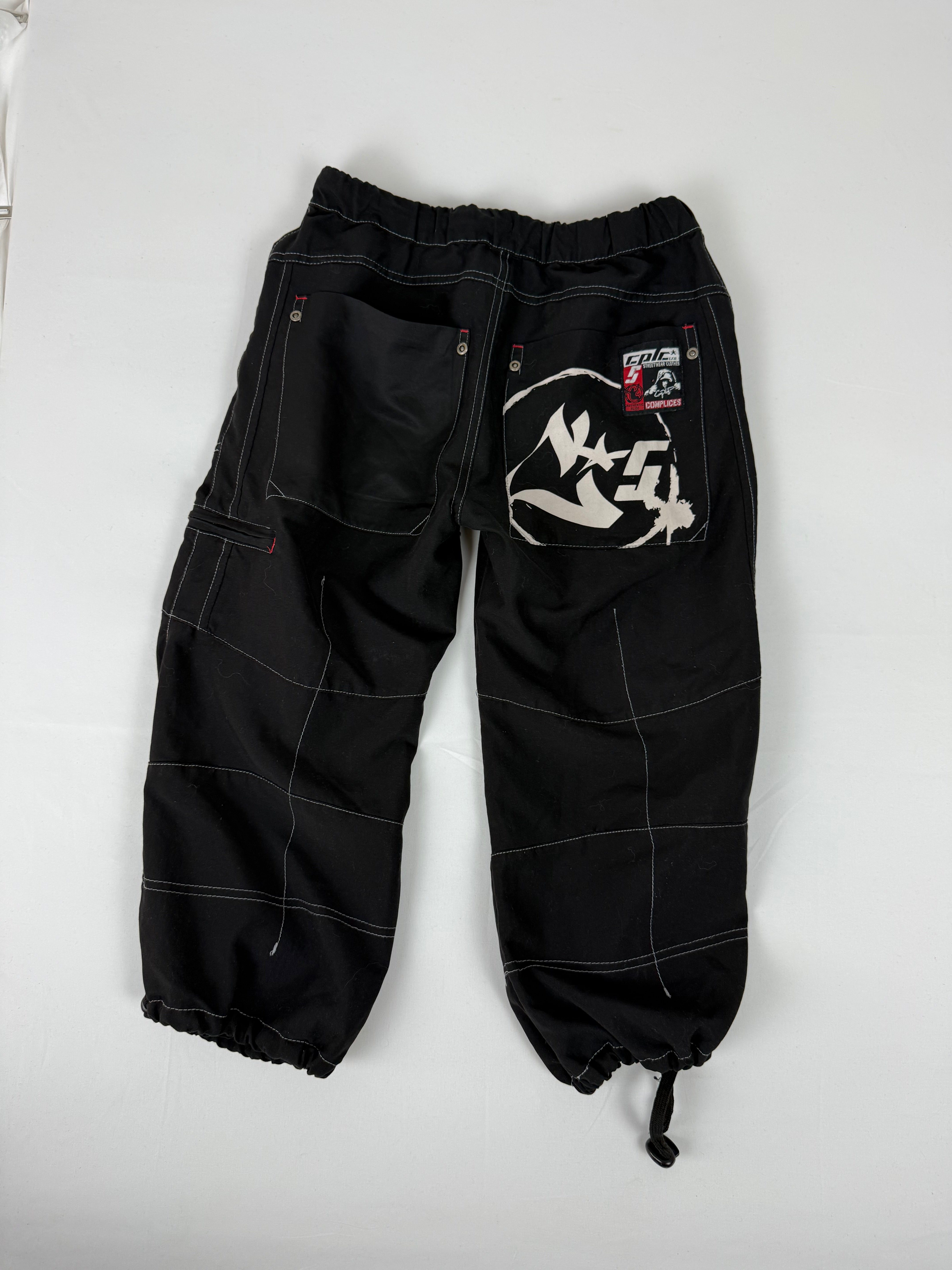 Black low rise capri pants (XS)