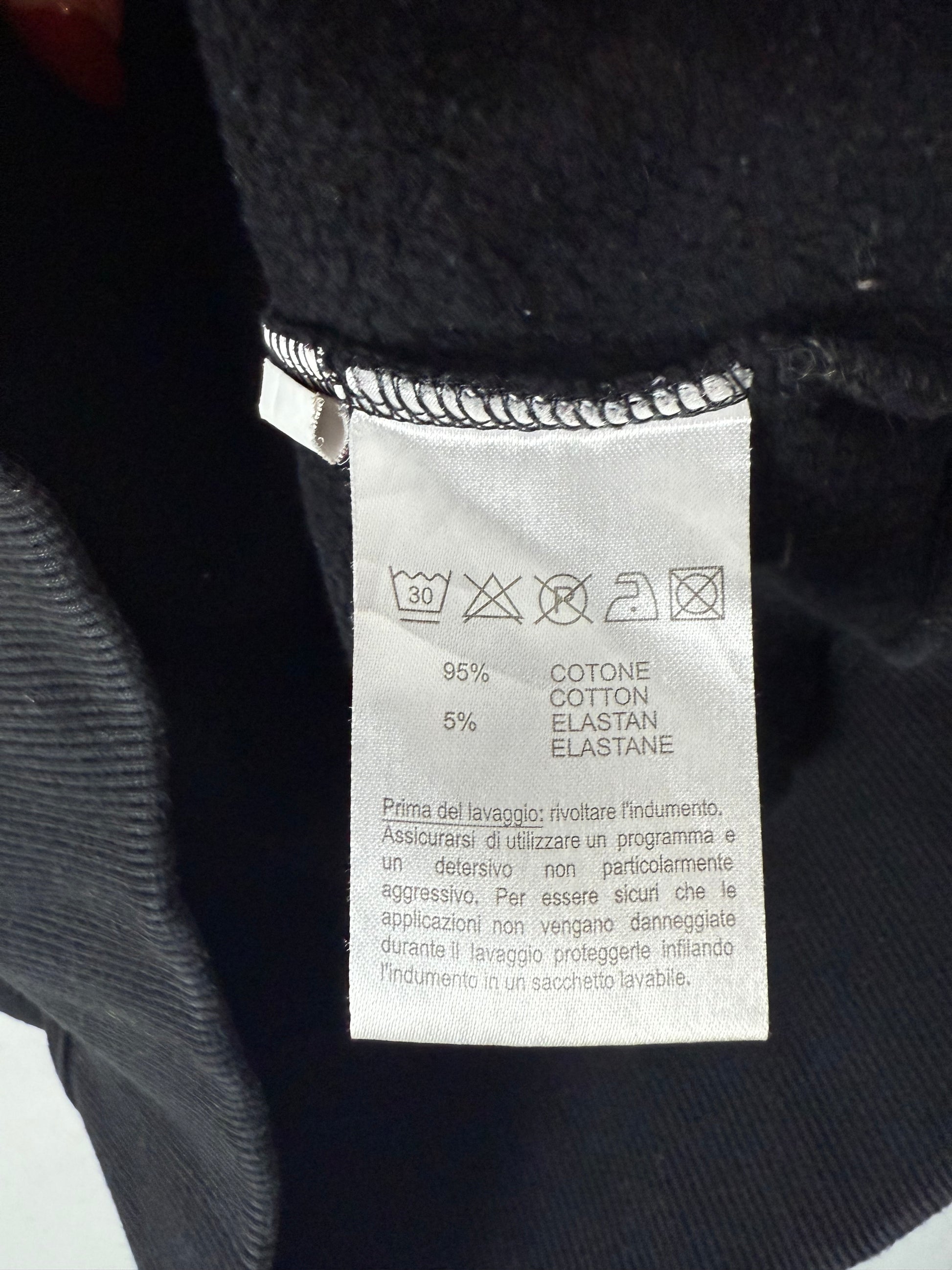 Black tight fit faux fur hooded jacket (XS/S)