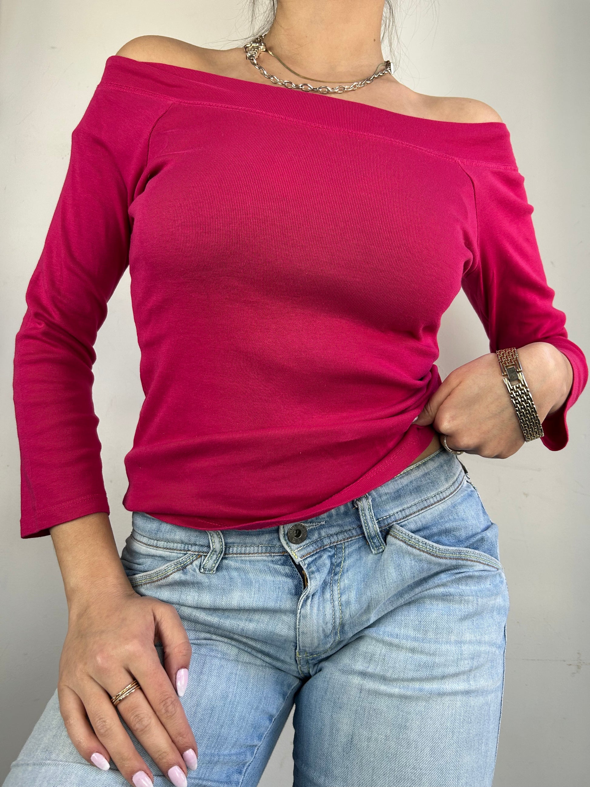 Bardot long sleeves top (S)