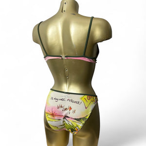 Graphic bikini set (S)