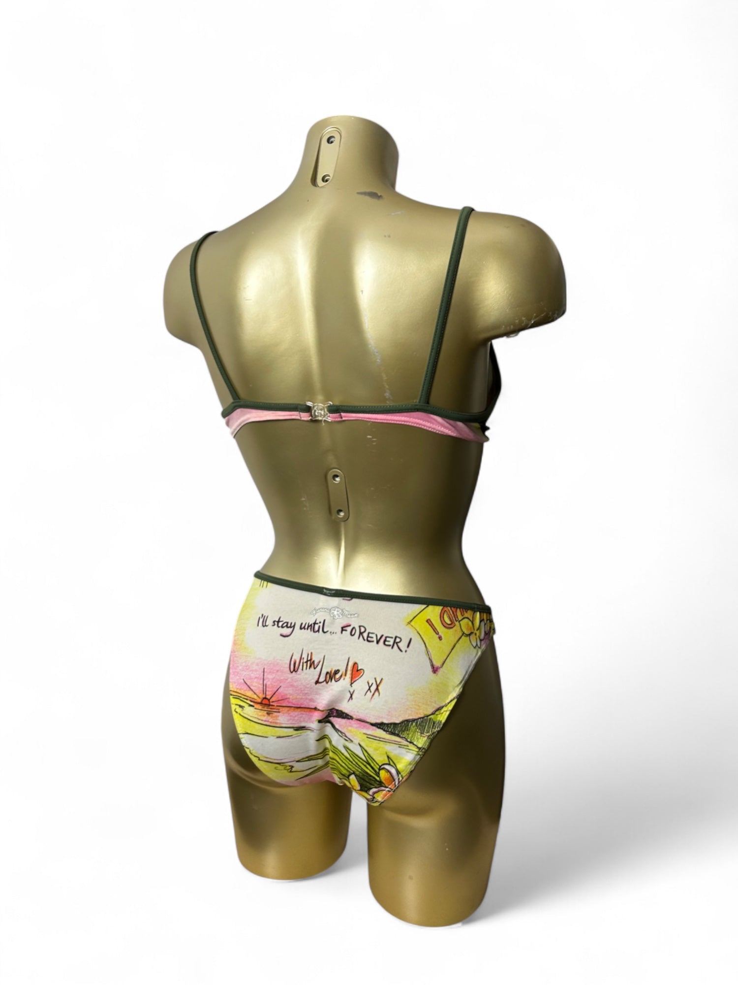 Graphic bikini set (S)