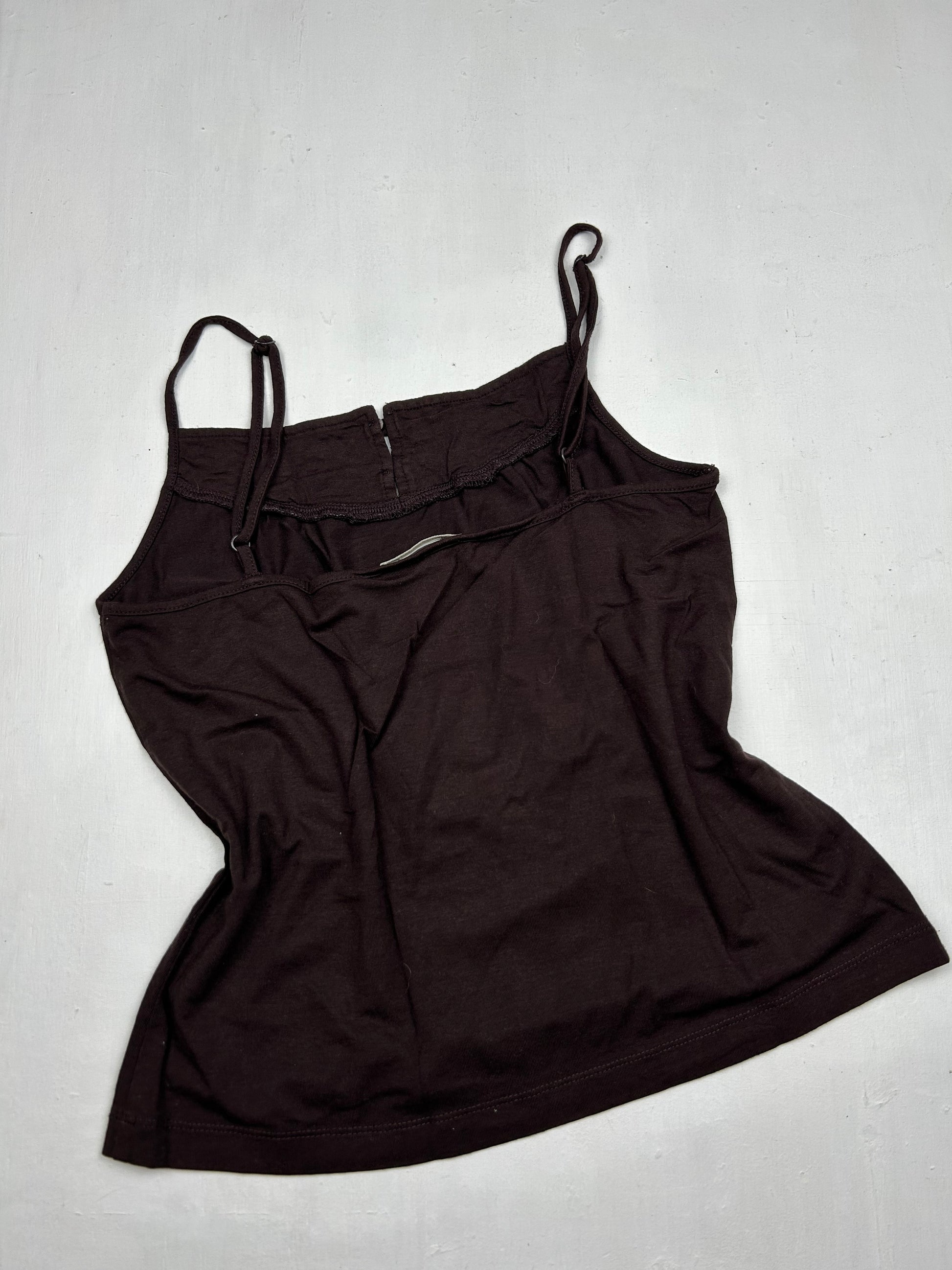 Brown sequins cami top (S/M)