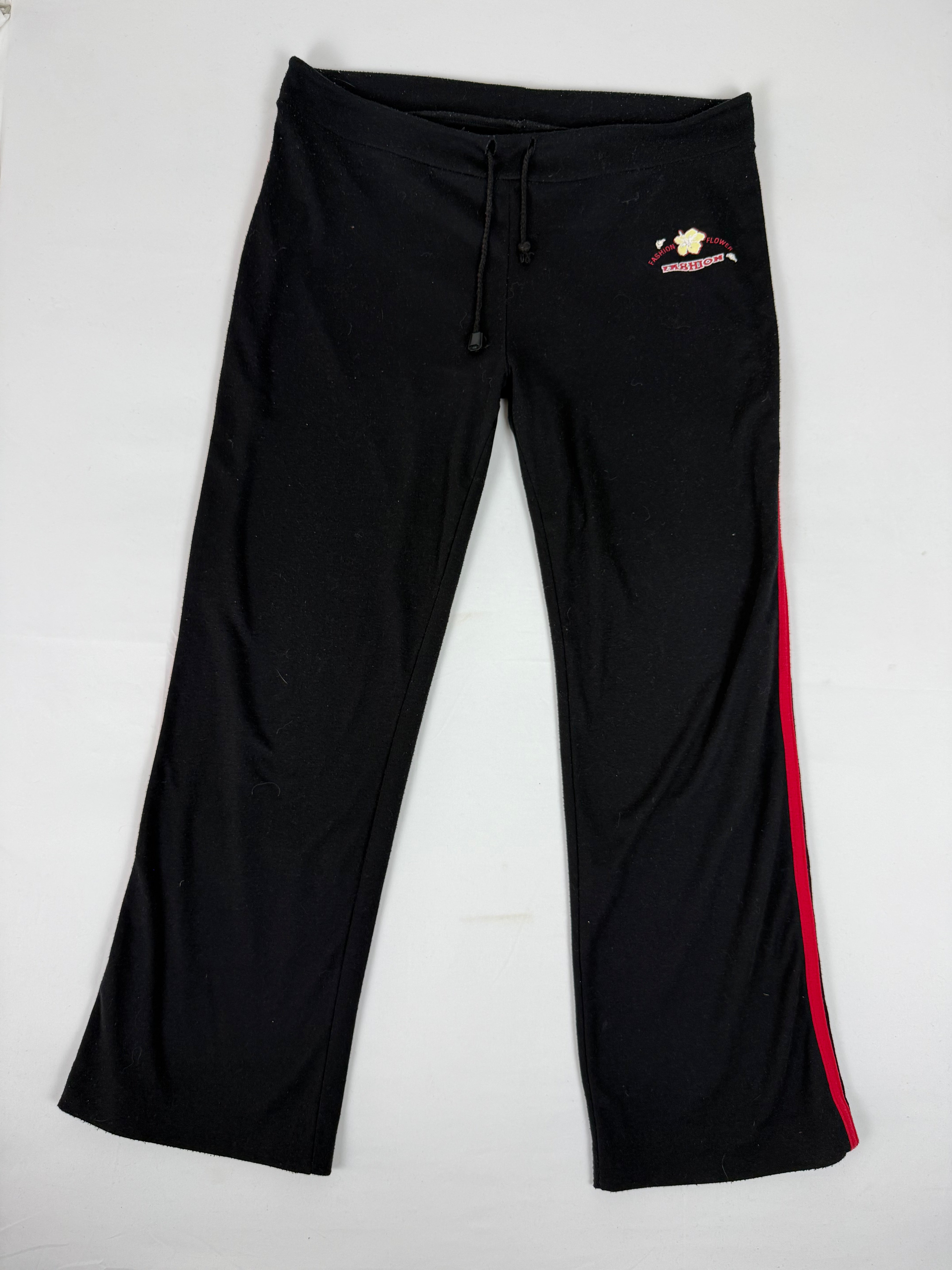 Black activewear low rise pants (XL)