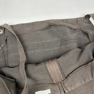 Khaki 100% cotton mini dress top (L)