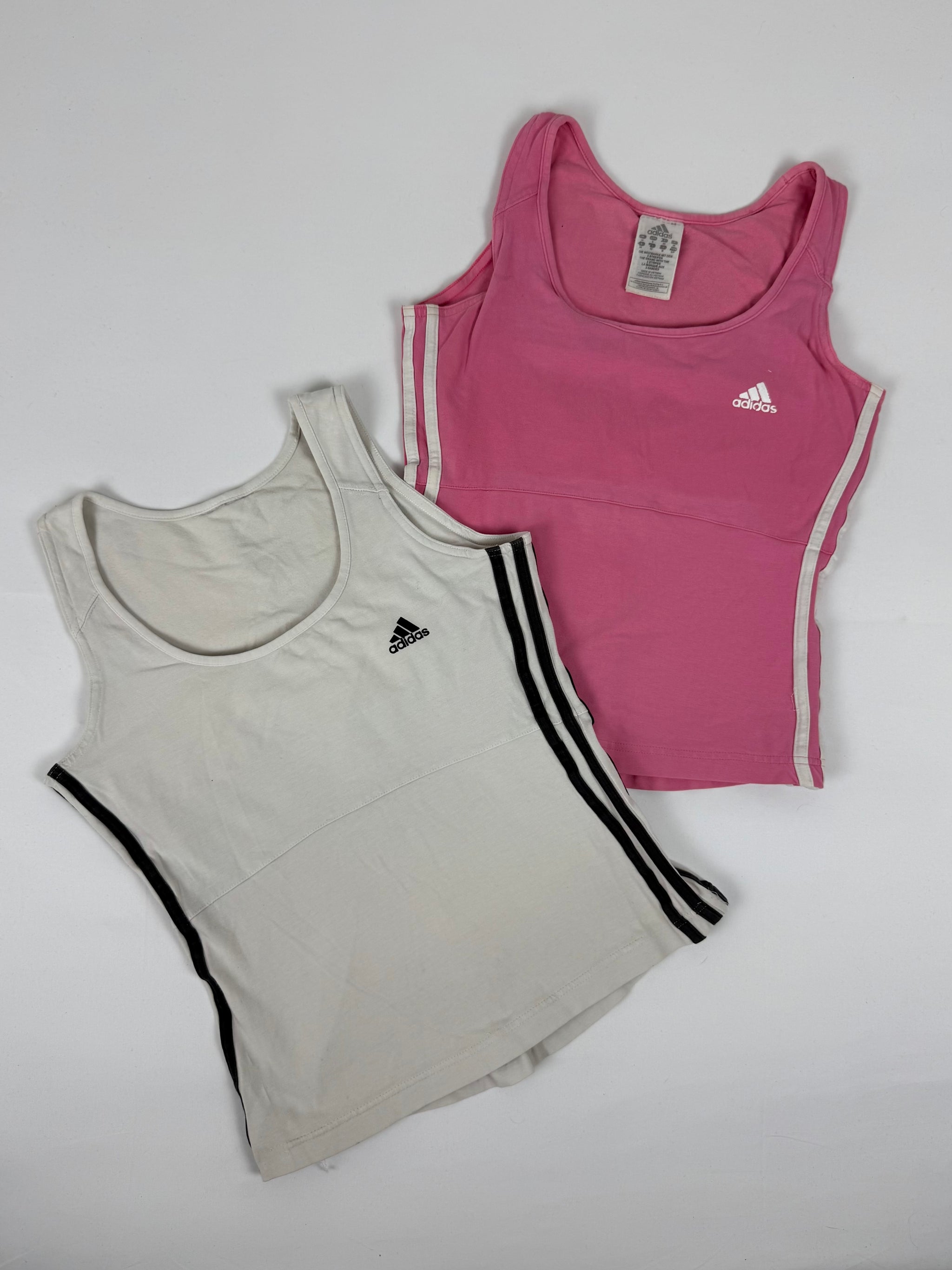 Built in bra cotton activewear tank top (S/M)